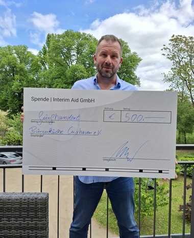 Interim Aid spendet an die Bürgerküche Cuxhaven e.V.